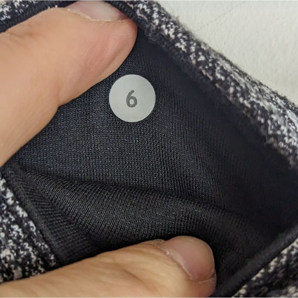 Lululemon Wunder Under Pant Coco Pique Black - Picture 7 of 9